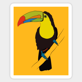 TUCAN CUTE BIRD PARADICE COLORFUL FEATHERS Magnet